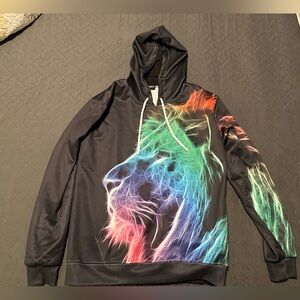 Get on fleek hoodie with lion . Brand new never worn